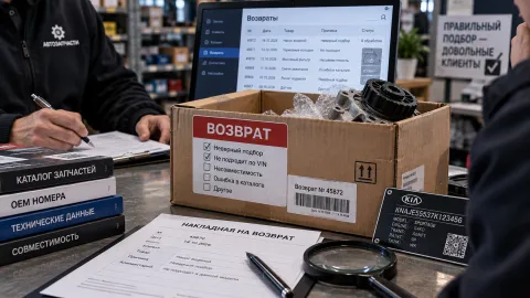 Почему возвраты в магазине запчастей — это проблема подбора, а не клиента
